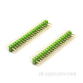 Cabeçalho de pino de 2,0 mm fileira dupla reta 38P